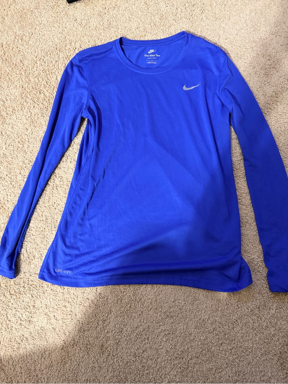 Nike Long Sleeve Dri-FIT Top - Bright Blue